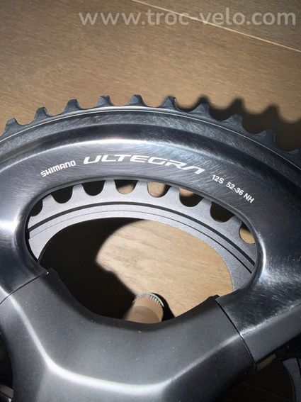 Pédalier Shimano Ultegra R8100 12v 52-36 172.5mm NEUF (FC-R8100) - 2