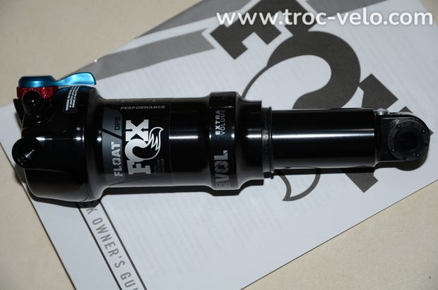  AMORTISSEUR NEUF  FOX FLOAT DPS PERFORMANCE 3POS-ADJ EVOL LV 165X45MM TRUNNION FOX RACING SHOX - 1