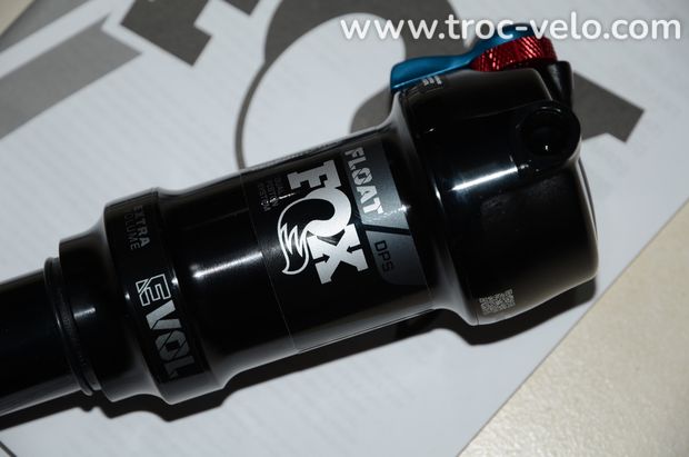  AMORTISSEUR NEUF  FOX FLOAT DPS PERFORMANCE 3POS-ADJ EVOL LV 165X45MM TRUNNION FOX RACING SHOX - 3