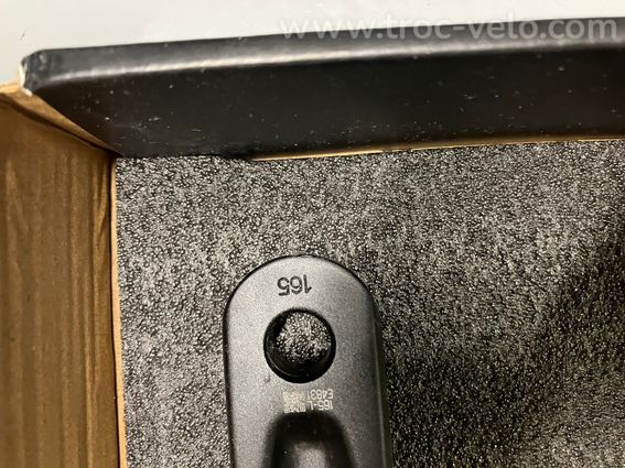 Pédalier 165mm axe 24mm interface 3 vis - 2