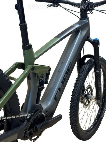 Cube Stereo Hybrid 160 HPC TM 750 Carbon VTT électrique Sram GX 2024 - 12