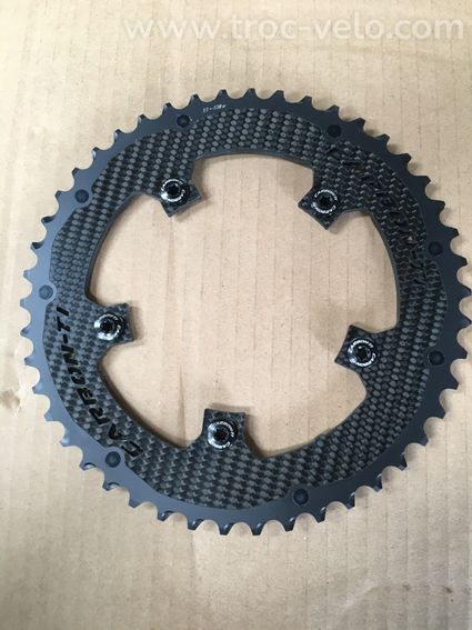 Plateaux Carbon Ti  46 X 33 Sram AXS 110 bcd - 2