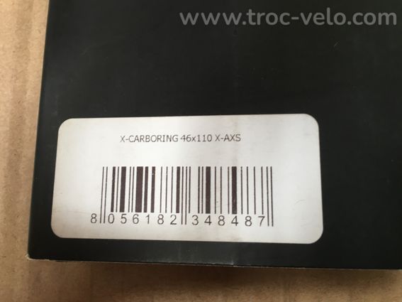 Plateaux Carbon Ti  46 X 33 Sram AXS 110 bcd - 4