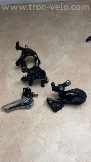 Lot complet pièces vélo route Shimano 105 + pédalier Ultegra – Neuf - 2
