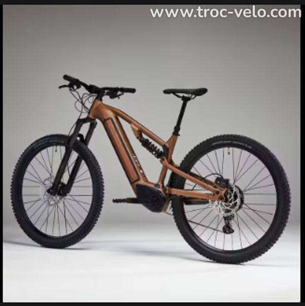 Vélo vtt électrique tout suspendu 29" - e-expl 700 s cuivre - 1