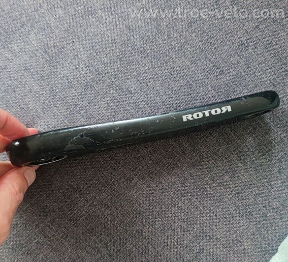 Manivelle carbone Rotor aldhu 170mm