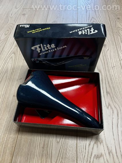 Selle Nos Nib ITALIA FLITE EVOLUTION CARBONE TITANE - 4