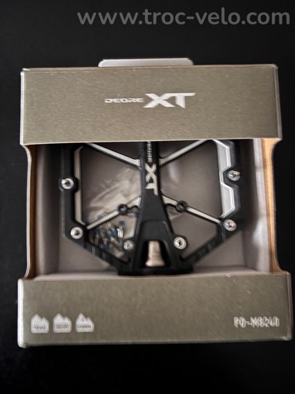 Pédales plates Shimano XT - 3