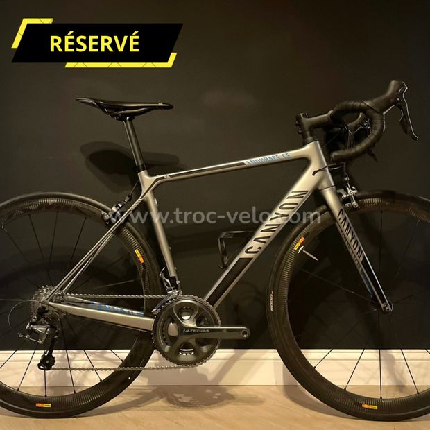 🔥Réservé🔥Canyon endurace CF SL carbon ultegra roues Mavic 40c carbon a pneus super leger 🔥valeur 4800€ - 1