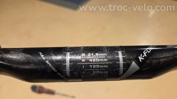 Cintre FSA KFORCE carbon largeur 420 - 2