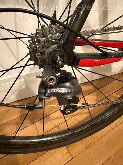 Vélo de route Look HSC 675 carbone – Shimano Ultegra 10v – roues carbone – taille M - 6