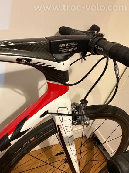 Vélo de route Look HSC 675 carbone – Shimano Ultegra 10v – roues carbone – taille M - 11