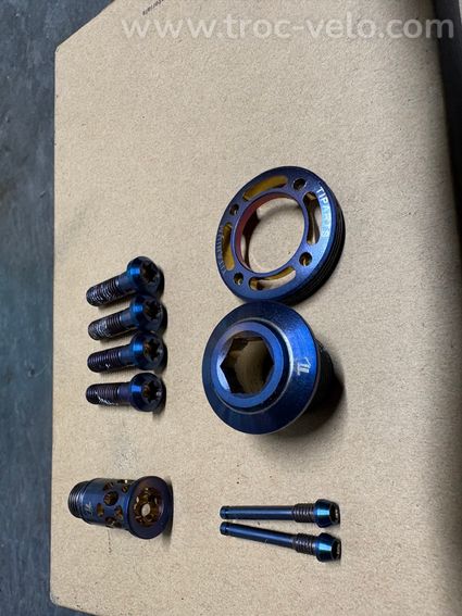 Vis Sram red e1 titane bleu brûler - 3