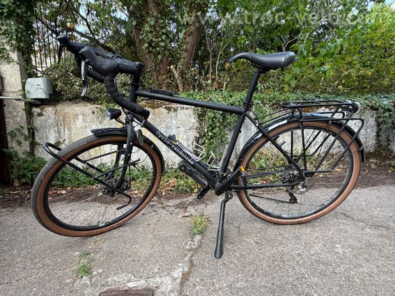 Vélo de voyage acier Cr-Mo 650B, taille M, dynamo B&M, Tubus AV/AR, freins BB7