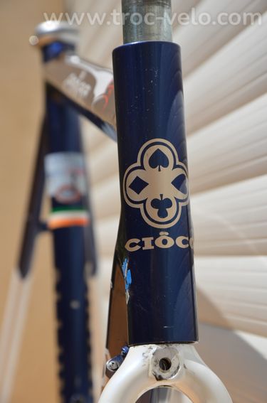 Cadre et fourche de vélo de course vintage Ciocc New Age aluminium 7005 Columbus Zonal. - 3