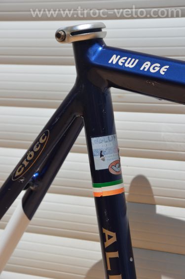Cadre et fourche de vélo de course vintage Ciocc New Age aluminium 7005 Columbus Zonal. - 5
