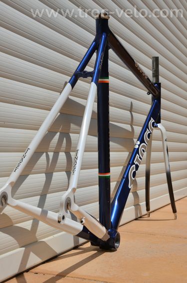 Cadre et fourche de vélo de course vintage Ciocc New Age aluminium 7005 Columbus Zonal. - 8