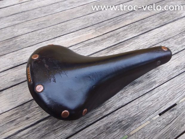 Selle Idéale Taille 42 – Vintage Cuir – Selle De Vélo Course Rétro – Occasion