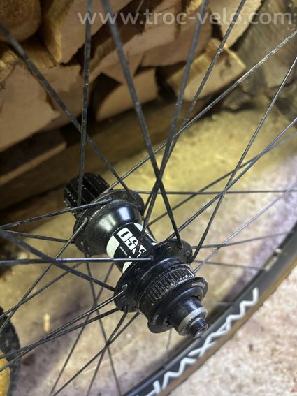 roues MAXWHELL carbone C38 disc axe QR - 2