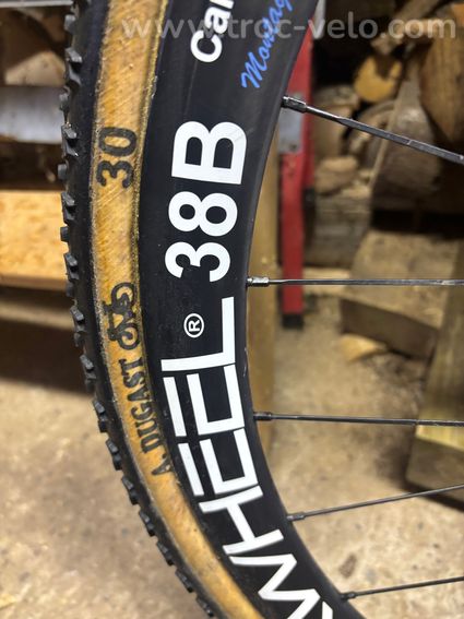 roues MAXWHELL carbone C38 disc axe QR - 3