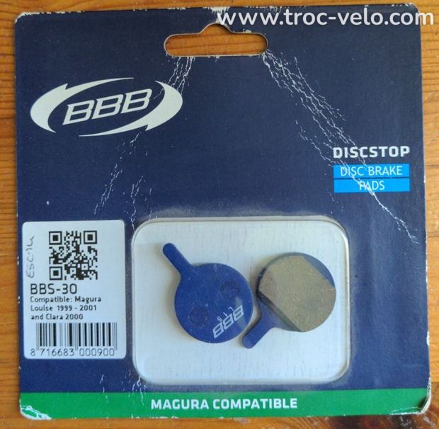 🌟 Plaquettes de frein VTT BBB DiscStop BBS-30 NEUVES 🌟 - 1