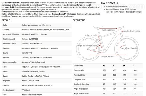 VTT carbone Haibike greed hardseven 4.0 L - 2
