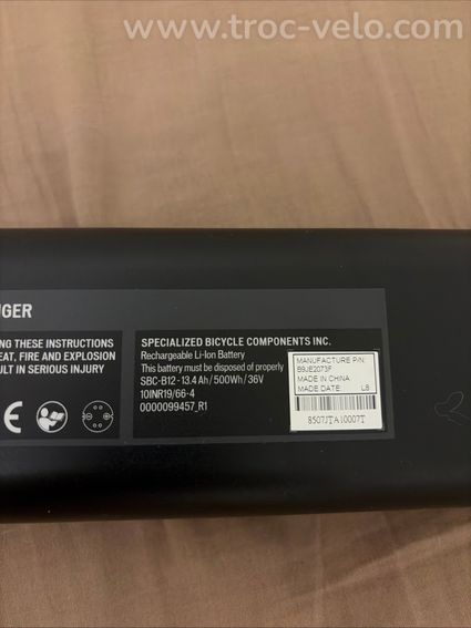 Batterie Specialized gen 3 40 cycles 500wt - 6