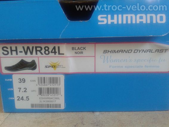 Chaussures route femme shimano wr84l (39) - 3
