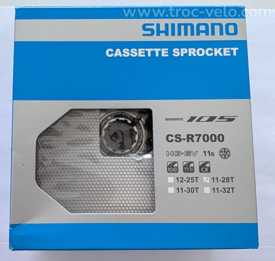 Cassette Shimano 105.  11v - 3
