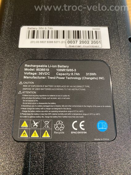 BATTERIE VAE B'TWIN - 2