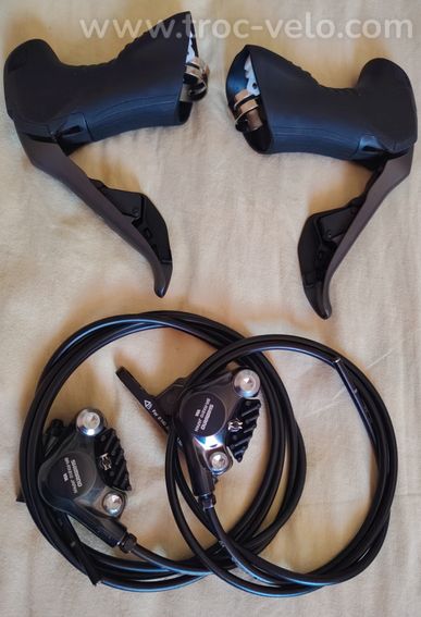 Paire de leviers shimano grx di2 815 2x11 - 2