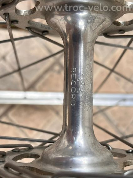paire de roue Campagnolo record piste pignon fixe - 2