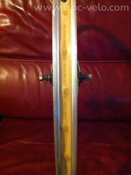 Roue 24" pouces avant en aluminium Grunert-Germany-Basic 507x19c en Tbé - 3