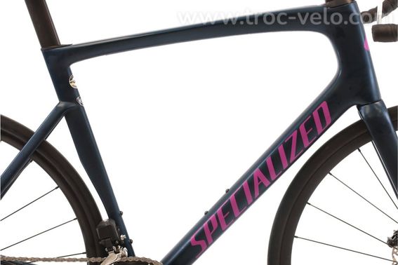 Produit Reconditionne Specialized Tarmac Sl7 Comp Di2 12v Bleu Velo De Route Tres Bon Etat - 2