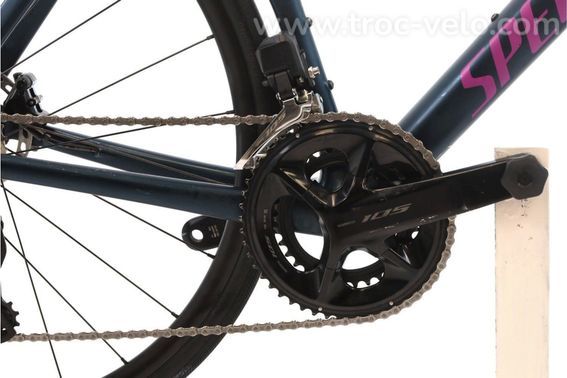 Produit Reconditionne Specialized Tarmac Sl7 Comp Di2 12v Bleu Velo De Route Tres Bon Etat - 4
