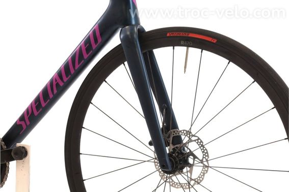Produit Reconditionne Specialized Tarmac Sl7 Comp Di2 12v Bleu Velo De Route Tres Bon Etat - 5