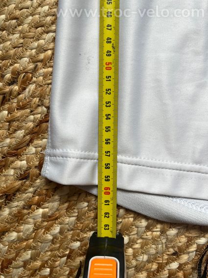 T-shirt maillot jersey manches longues windstopper anti coupe vent MYBIKE blanc nacré - 13