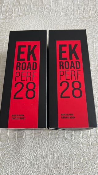 2 Pneus Route EKOI Perf 28 TUBELESS READY Ambre