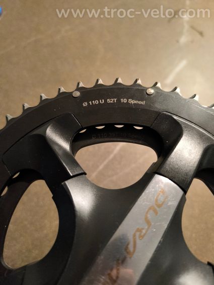 Pédalier Shimano dura ace 172,5 - 6
