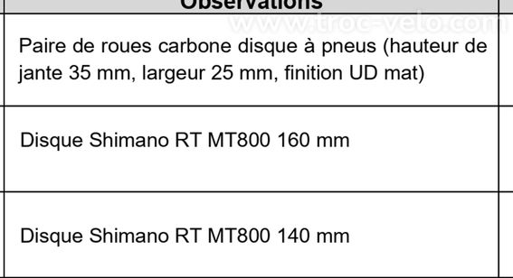 Paire de roues carbone - 3