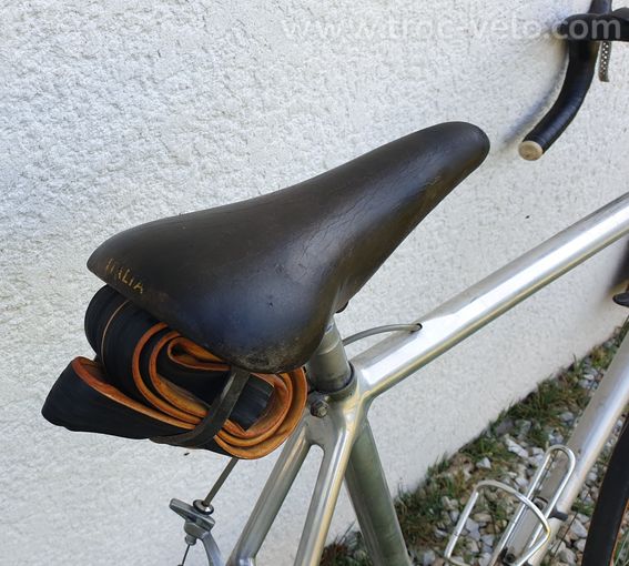 Vélo de course vintage André Sablière — cadre aluminium artisanal — années 1980 - 5