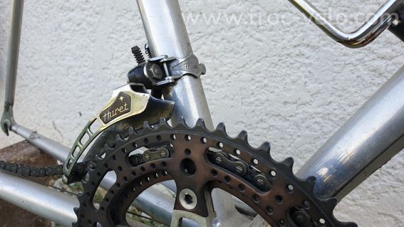 Vélo de course vintage André Sablière — cadre aluminium artisanal — années 1980 - 9
