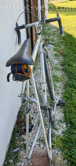 Vélo de course vintage André Sablière — cadre aluminium artisanal — années 1980 - 12