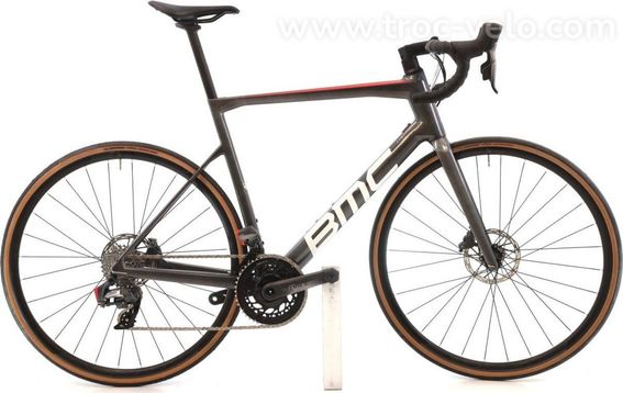 Produit Reconditionne Bmc Teammachine Slr One Axs 12v Gris Velo De Route Tres Bon Etat