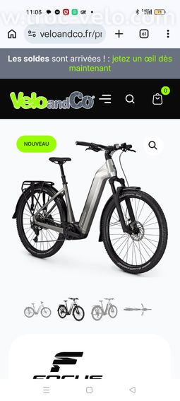 vélo élec FOCUS Aventura 2 taille XL, neuf, jamais utilisé, 0 km,