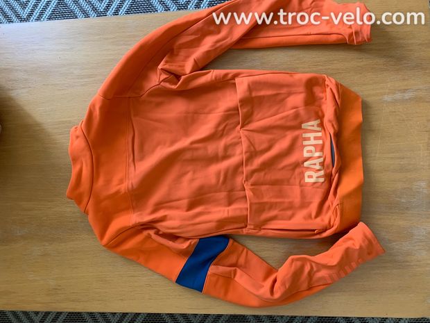 Veste hiver molletonnée RAPHA femme XS orange  - 2