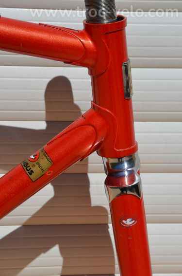 Cadre et fourche de vélo de course vintage français Motobecane C5 – tubes acier Columbus SL - 3