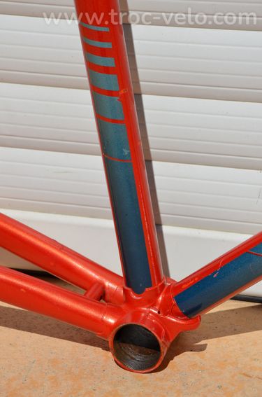 Cadre et fourche de vélo de course vintage français Motobecane C5 – tubes acier Columbus SL - 5
