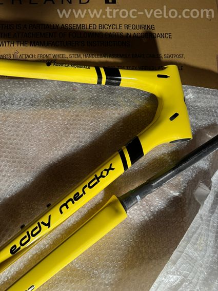 Cadre Eddy Merckx Stockeu 69 (Ridley helium SLX peint) pro team freinage patin - 6