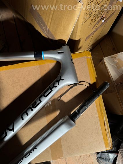 Cadre Eddy Merckx Stockeu 69 (Ridley helium SLX peint) pro team freinage patin - 9